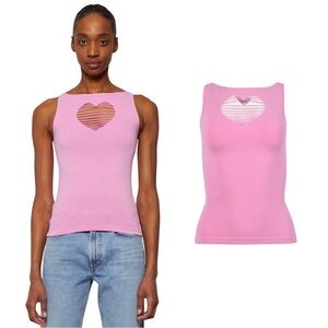 MAISIE WILEN KNITTED FAVED TANK TOP OS